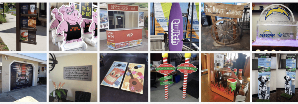 custom projects and displays at Sign It San Diego. 3220 Kurtz St, San Diego, CA 92110. (619) 255-3322
